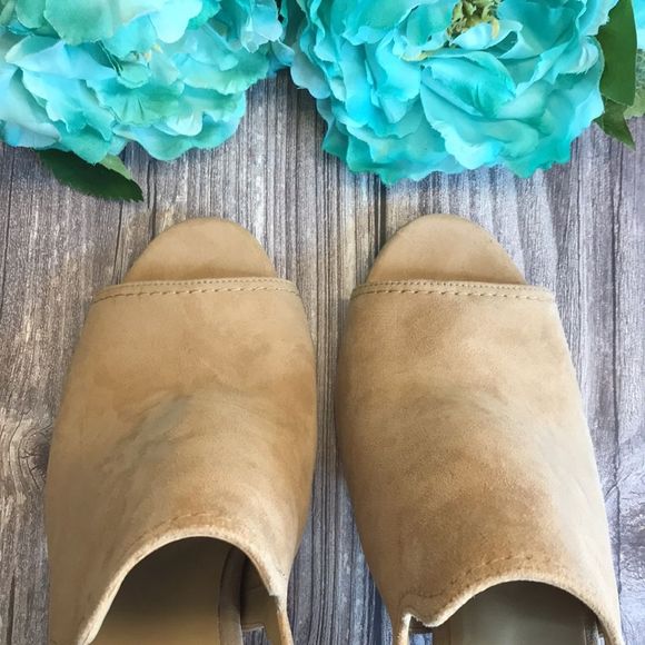 NATURALIZER Raquel Bamboo Tan Leather Slingbacks 10M - Picture 4 of 7